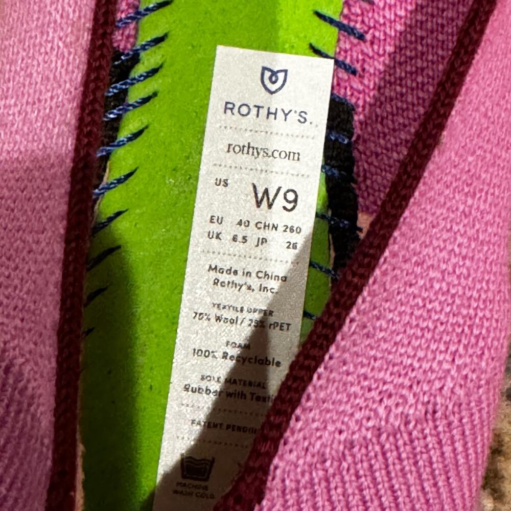 Rothy's Limited Edition The Merino Wool Tassel Slip On Loafer Size 9 NWOB - Picture 10 of 10